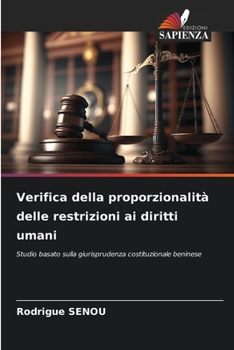Paperback Verifica della proporzionalità delle restrizioni ai diritti umani [Italian] Book