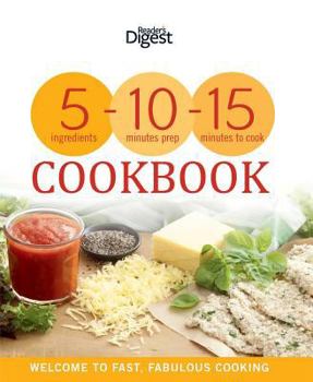 Hardcover 5-10-15 Cookbook: 5 Ingredients-10 Minutes Prep-15 Minutes to Cook Book