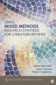 Paperback Using Mixed Methods Research Synthesis for Literature Reviews Book