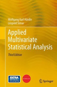 Paperback Applied Multivariate Statistical Analysis Book