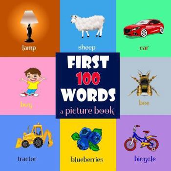 Paperback First 100 Words. A Picture Book for Baby Book