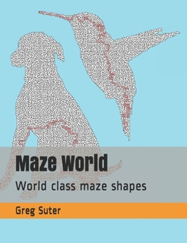 Paperback Maze World: World class maze shapes Book