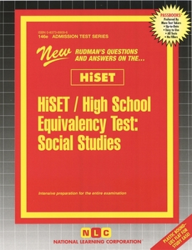 Spiral-bound Hiset / High School Equivalency Test, Social Studies Book