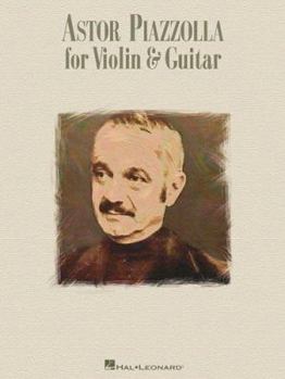 Paperback Astor Piazzolla for Violin & Guitar Book