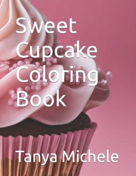 Paperback Sweet Cupcake Coloring Book