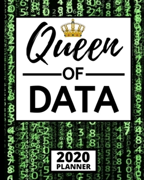 Paperback Queen Of Data: Funny Data Scientist Notebook/Journal (6" X 9") Gift For Birthday, Christmas Book