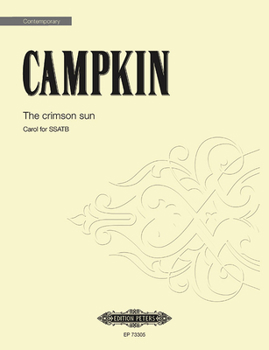 Paperback The Crimson Sun: Choral Octavo Book