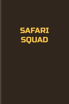 Safari Squad: Cool Travel Africa Undated Planner | Weekly & Monthly No Year Pocket Calendar | Medium 6x9 Softcover | For Wild Animals & Nature Lover Fans