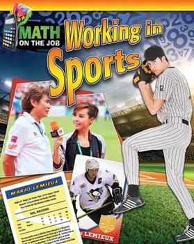 Hardcover Math on the Job: Working in Sports Book