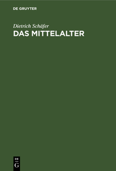 Hardcover Das Mittelalter [German] Book