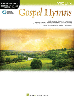 Paperback Gospel Hymns for Violin Instrumental Play-Along - Book/Online Audio Book