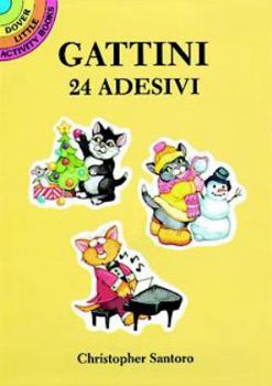 Paperback Gattini: 24 Adesivi Book