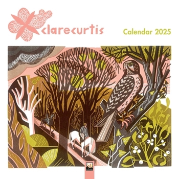 Calendar Clare Curtis Wall Calendar 2025 (Art Calendar) Book