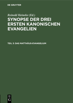 Hardcover Das Matthäus-Evangelium: Mit Parallelen Aus Dem Lukas-Evangelium [German] Book
