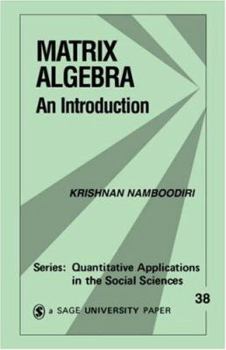 Paperback Matrix Algebra: An Introduction Book