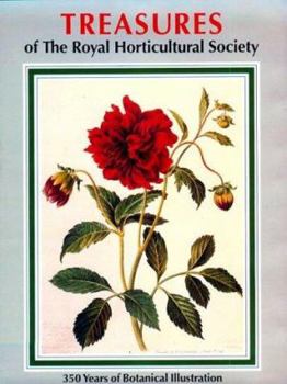 Hardcover Treasures of the Royal Horticultural Society: 350 Years of Botanical Illustration Book