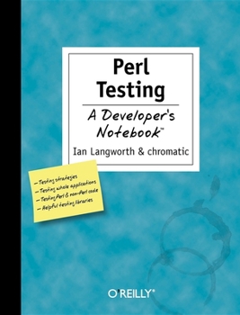 Paperback Perl Testing: A Developer's Notebook Book