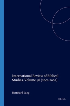 Paperback International Review of Biblical Studies, Volume 48 (2001-2002) Book