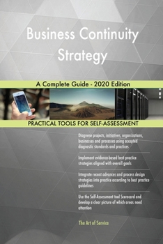 Paperback Business Continuity Strategy A Complete Guide - 2020 Edition Book