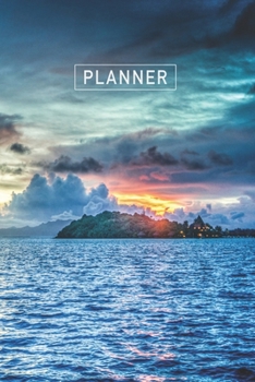 Planner: French 1 Year Daily Planner (12 Months) | Vacation Paradise Sea Travel | 2020 - 2021 | 365 Pages for Planning | January 20 - December 20 | ... | Plan Each Day Set Goals & Get Stuff Done