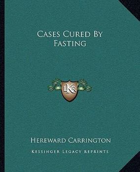 Paperback Cases Cured By Fasting Book