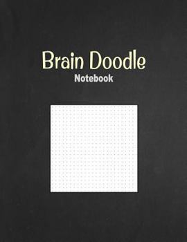 Paperback Brain Doodle Notebook: 1/6" Cross Grid Graph Ruling, 100 Pages Book