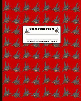 Paperback Composition: 100 Pages - College Ruled - 7.5 x 9.25 in. Book
