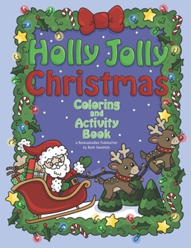 Paperback Holly Jolly Christmas Coloring and Activity Book