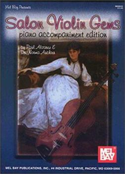 Paperback Mel Bay presents Salon Violin Gems Piano Accompaniment Book
