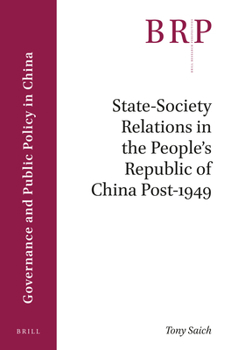 Paperback State-Society Relations in the People's Republic of China Post-1949 Book