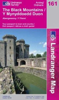 Map The Black Mountains : Y Mynyddoedd Duon Book