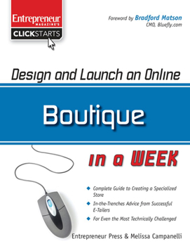 Paperback Design and Launch an Online Boutique in a Week Book