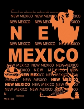 Paperback New Mexico: Unruled Blank Sketch Notebook 7.44" x 9.69" 100 pages 50 sheets Book
