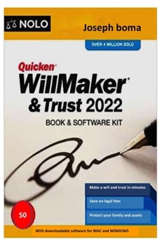 Paperback Nolo: Quicken Willmaker & Trust 2022 Book