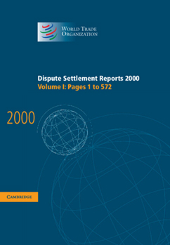 Hardcover Dispute Settlement Reports 2000 Book