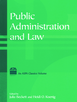 Hardcover Public Administration and Law Book