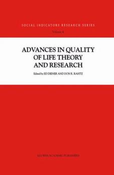 Paperback Advances in Quality of Life Theory and Research Book