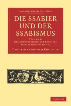 Paperback Die Ssabier Und Der Ssabismus - Volume 1 [German] Book