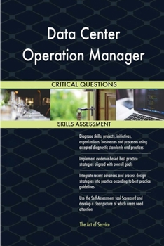 Paperback Data Center Operation Manager Critical Questions Skills Assessment Book