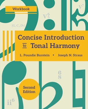 Paperback Concise Introduction to Tonal Harmony Workbook Book