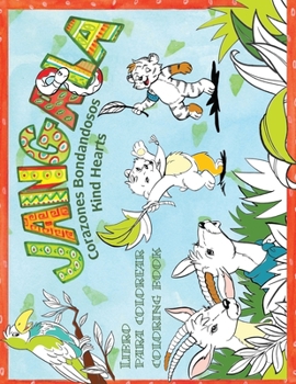 Paperback Jangala Corazones Bondandosos: Libro Para Colorear Book