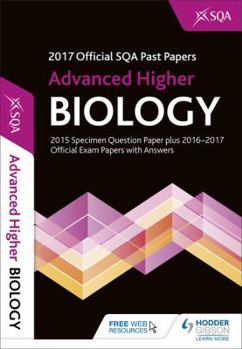 Paperback Advanced Higher Biology 2017-18 SQA Past Papers with Answers Book