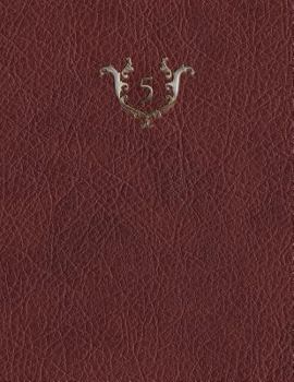 Paperback Monogram "5" Sketchbook Book
