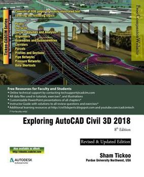 Paperback Exploring AutoCAD Civil 3D 2018 Book