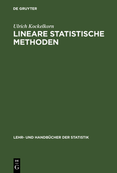 Hardcover Lineare statistische Methoden [German] Book