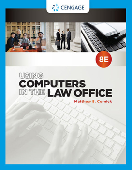Paperback Using Computers in the Law Office Book