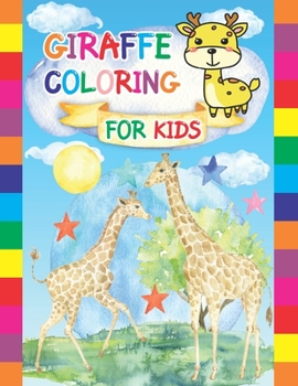 Paperback Giraffe Coloring For kids: Children Activity Book for Girls & Boys Age 4-8 Book