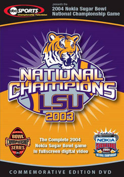 DVD 2004 Nokia Sugar Bowl National Championship Game Book