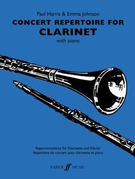 Paperback Concert Repertoire for Clarinet Book