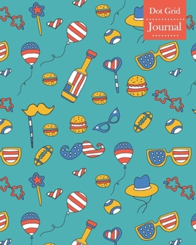 Paperback Dot Grid Journal: Notebook Planner with USA Themed Cover Design Book